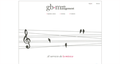 Desktop Screenshot of musicmanagementgb.com